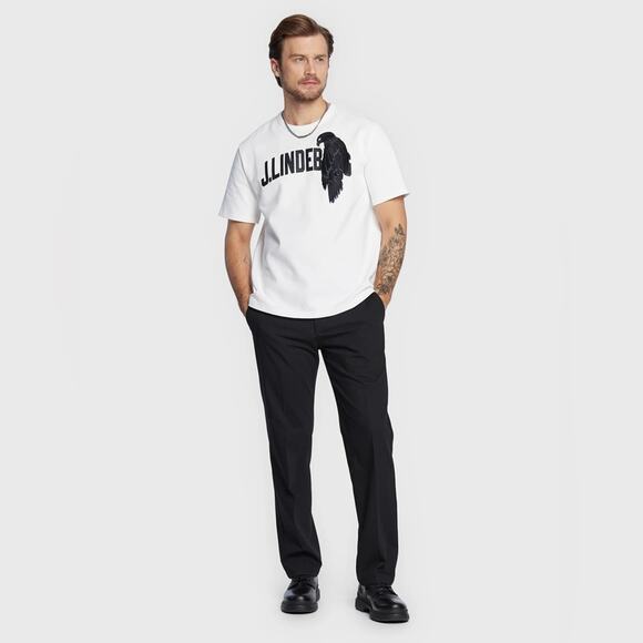 J. Lindeberg Camilo Short Sleeve Black Eagle Graphic Sweatshirt Tee Medium NEW - Picture 5 of 14